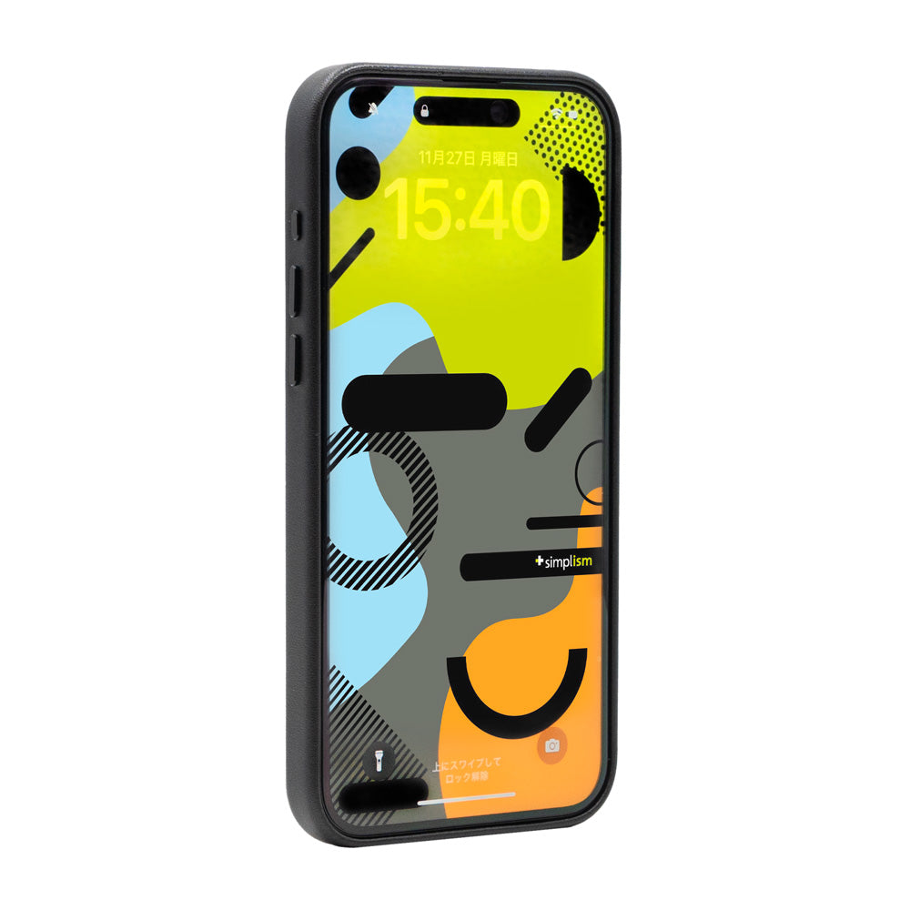 for iPhone専用[NUNO] ヴィーガンレザーバックケース｜スマホケース