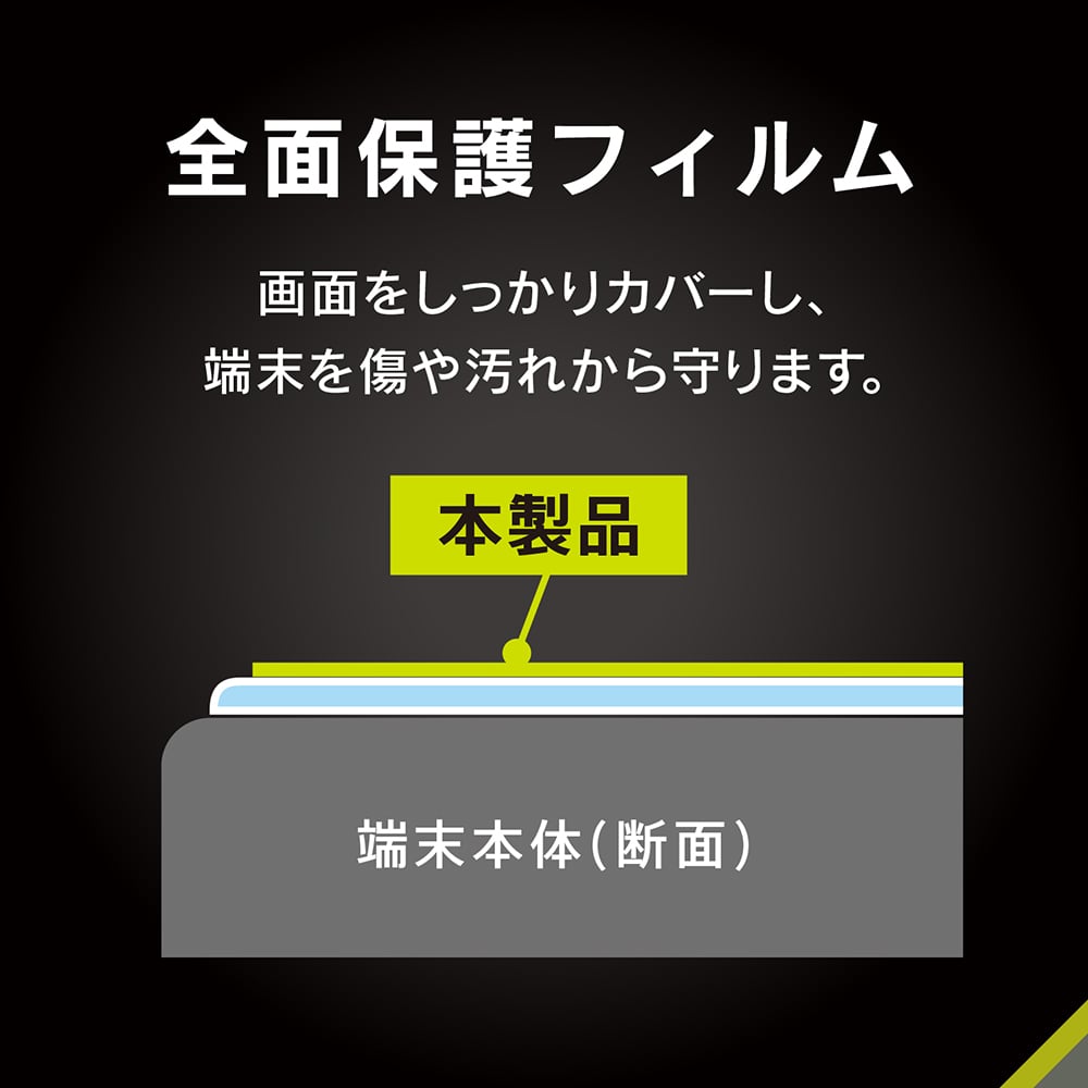 for AQUOS ブルーライト低減 画面保護フィルム 位置ピタ