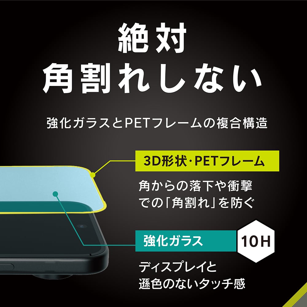 for Pixel [FLEX 3D] 反射防止 複合フレームガラス