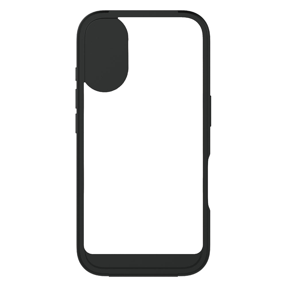 for iPhone [Vertical Flip] 縦開き背面クリアフリップケース