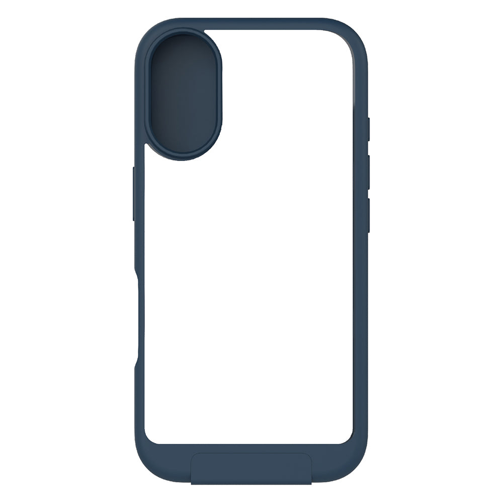 for iPhone [Vertical Flip] 縦開き背面クリアフリップケース