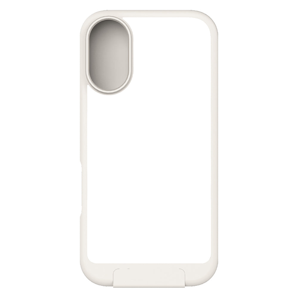 for iPhone [Vertical Flip] 縦開き背面クリアフリップケース