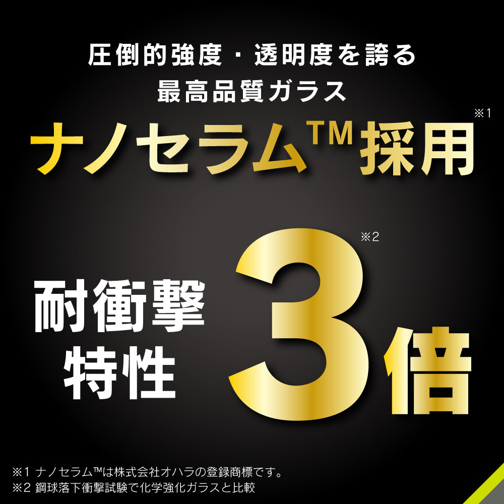 for iPhone [PicPro CUSHION Premium] 究極の透過率 ナノセラム カメラレンズ保護ガラス