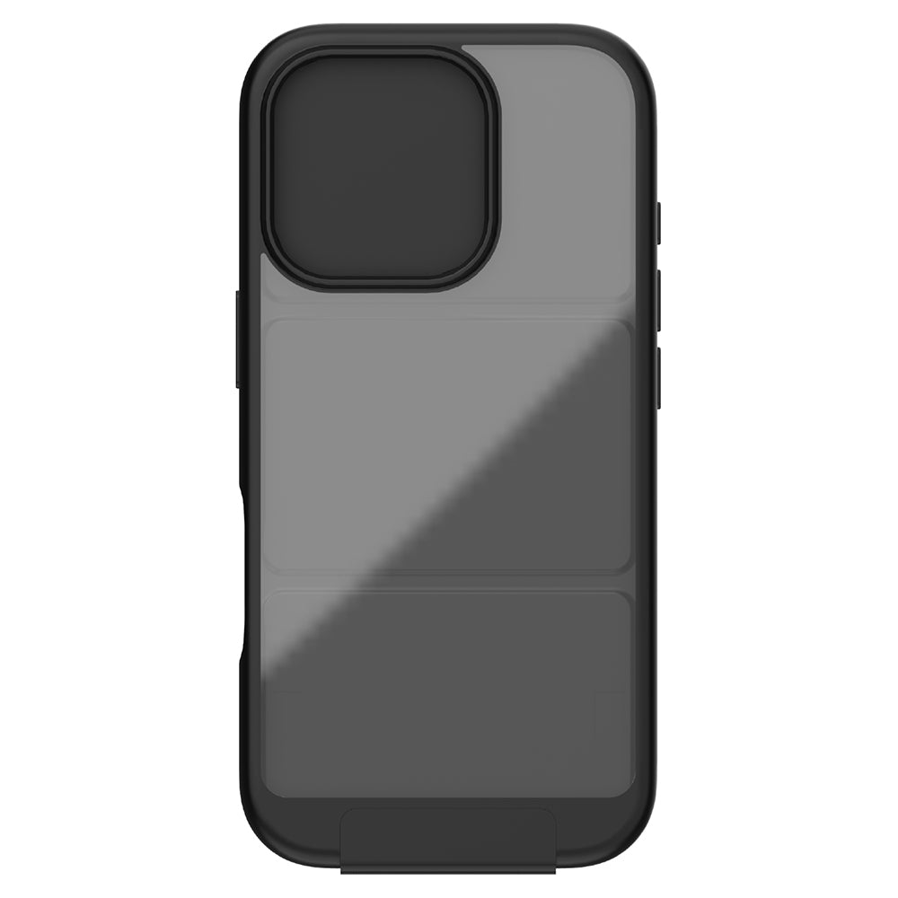 for iPhone [Vertical Flip] 縦開き背面クリアフリップケース