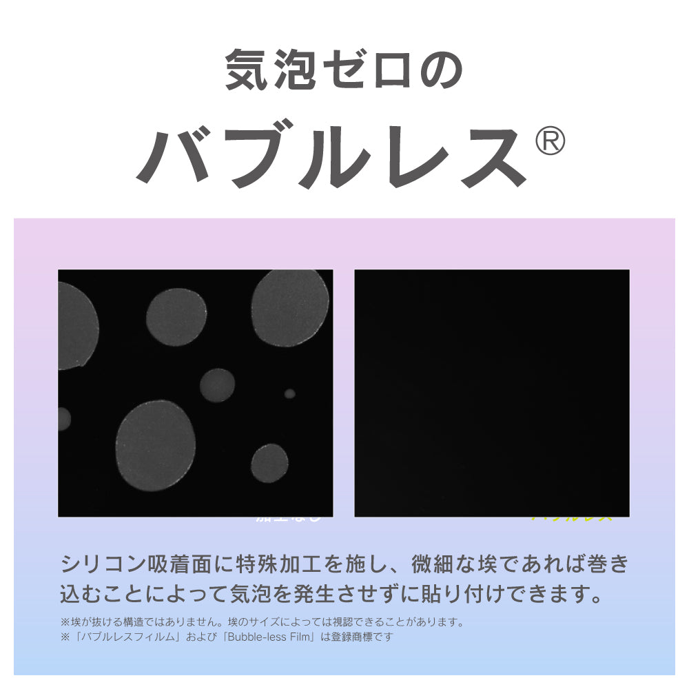 for iPhone [Ultra Clean Glass] 美しさキープ のぞき見防止 ダブル