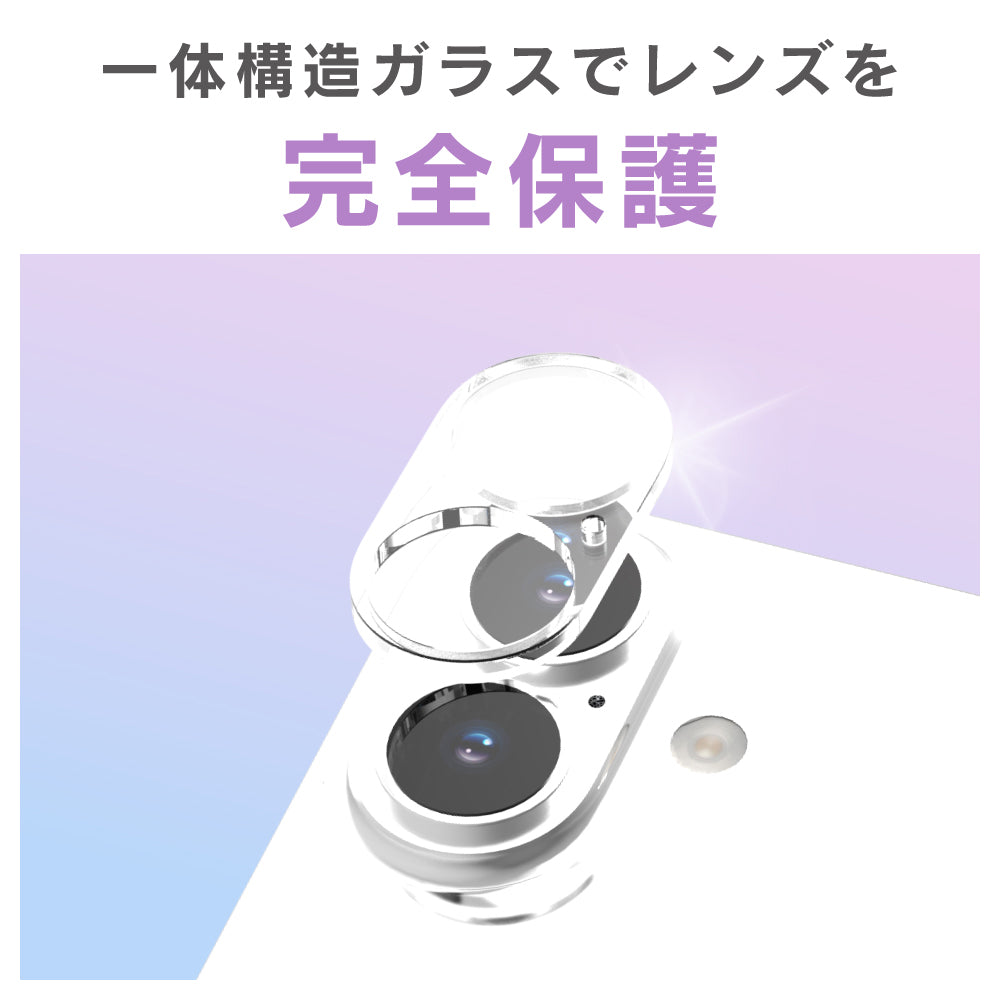 for iPhone [PicPro] 高画質写真が撮れる ウルトラクリア カメラレンズ保護ガラス