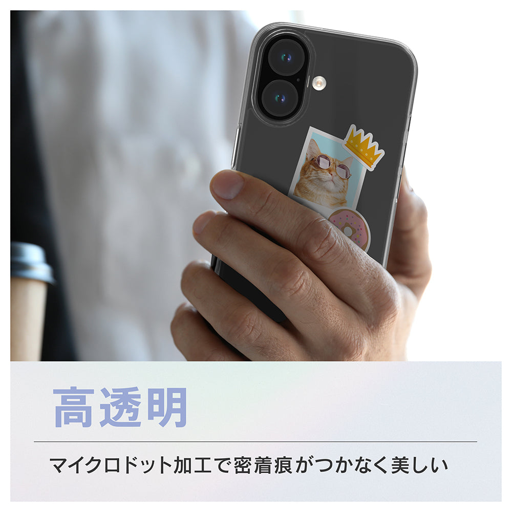 for iPhone [Turtle MyFav] 推し活クリアハイブリッドケース