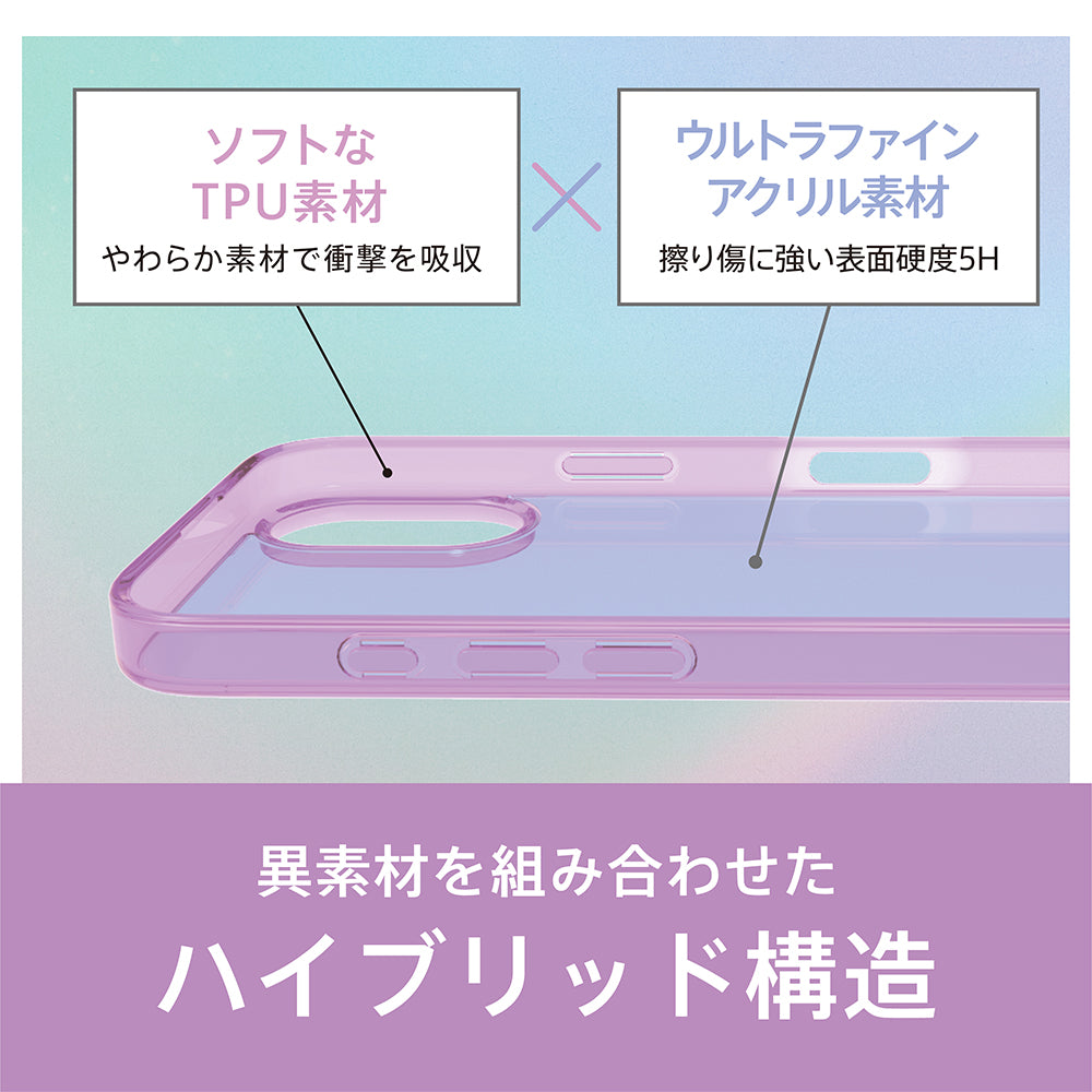 for iPhone [Turtle MyFav] 推し活クリアハイブリッドケース