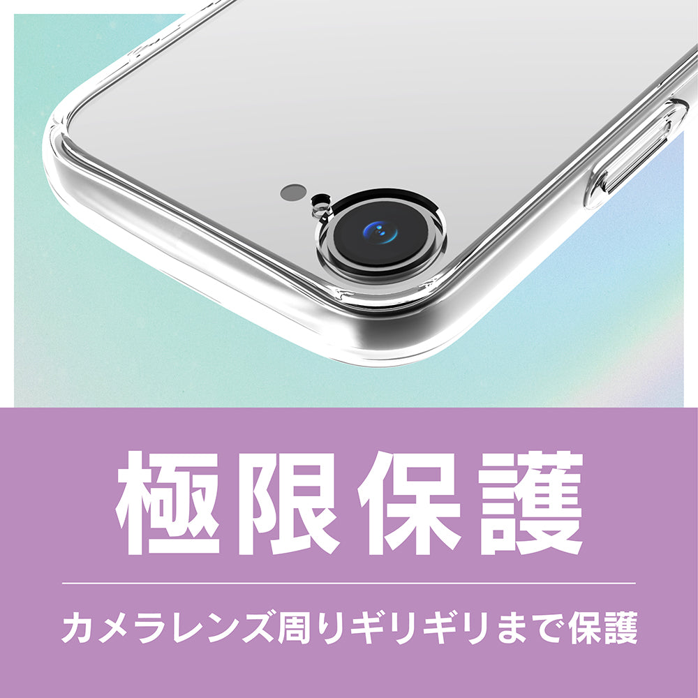 for iPhone [LIGHT SHIELD Solid MyFav] 超精密設計 衝撃吸収 推し活クリアハイブリッドケース