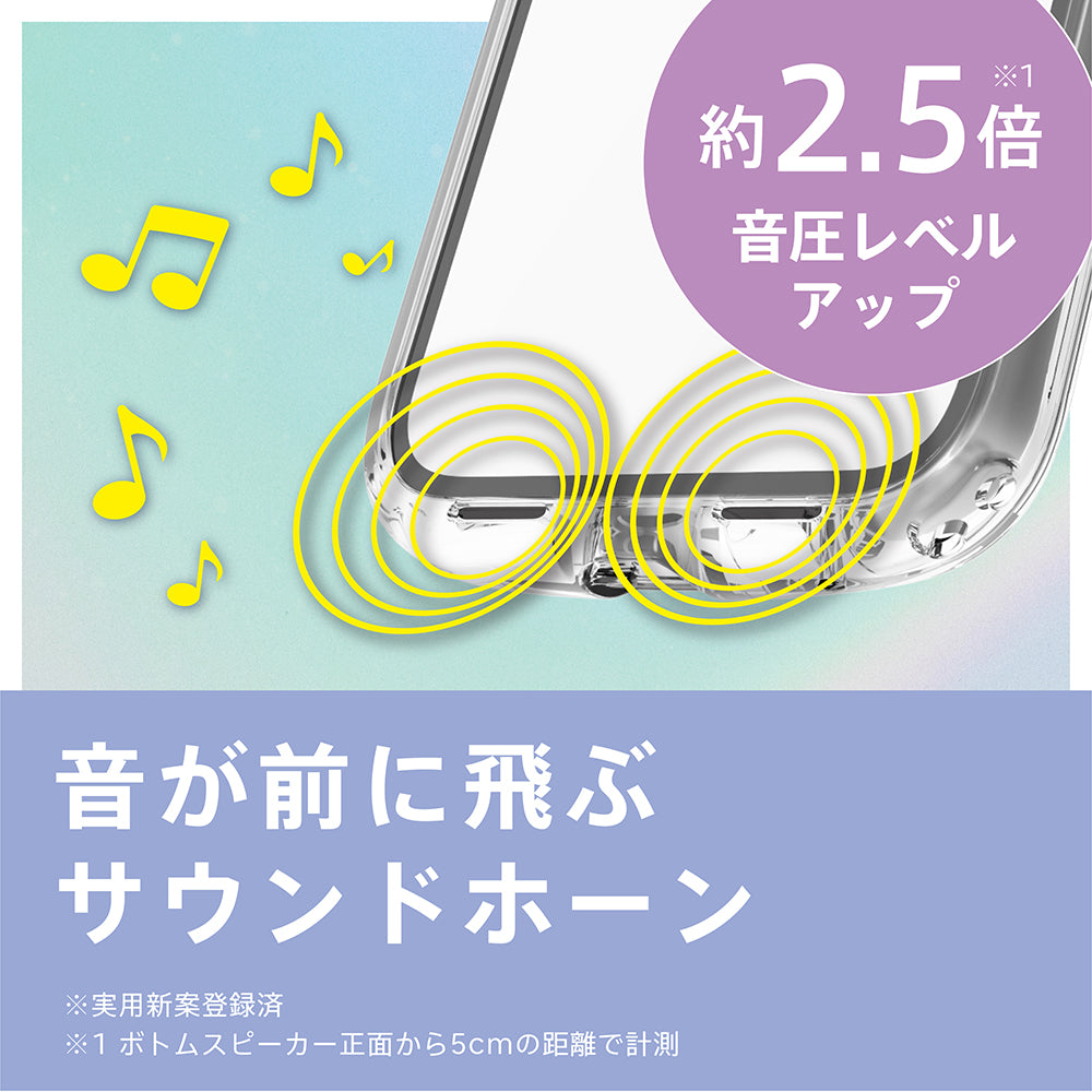 for iPhone [LIGHT SHIELD Solid MyFav] 超精密設計 衝撃吸収 推し活クリアハイブリッドケース