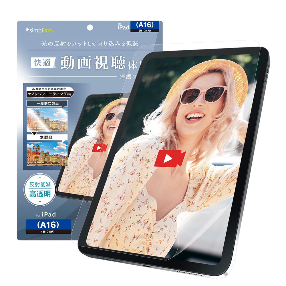 for iPad超透明 反射防止 画面保護フィルム 位置ピタ