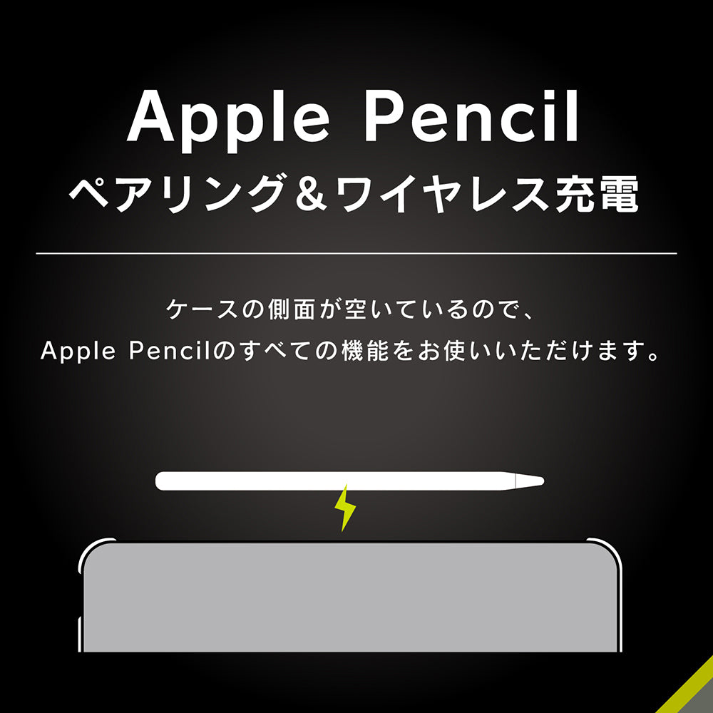 for iPad [FLIP SHELL] 背面クリア フリップシェルケース エコパッケージ