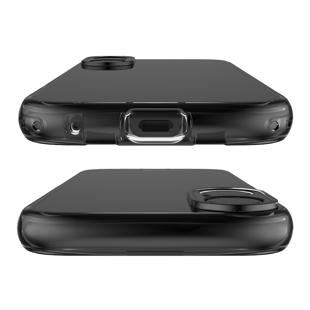 for iPhone [LIGHT SHIELD] 衝撃吸収 ハイブリッドクリアケース