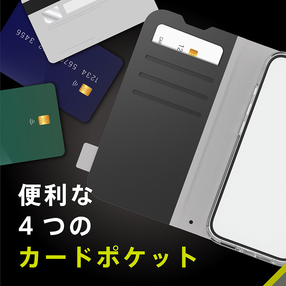 for iPhone [FlipNote] 耐衝撃フリップノートケース エコパッケージ