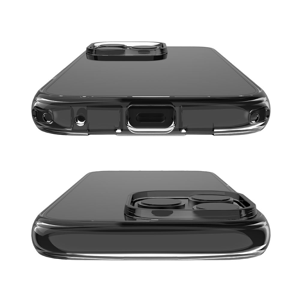 for iPhone [LIGHT SHIELD] 衝撃吸収 ハイブリッドクリアケース