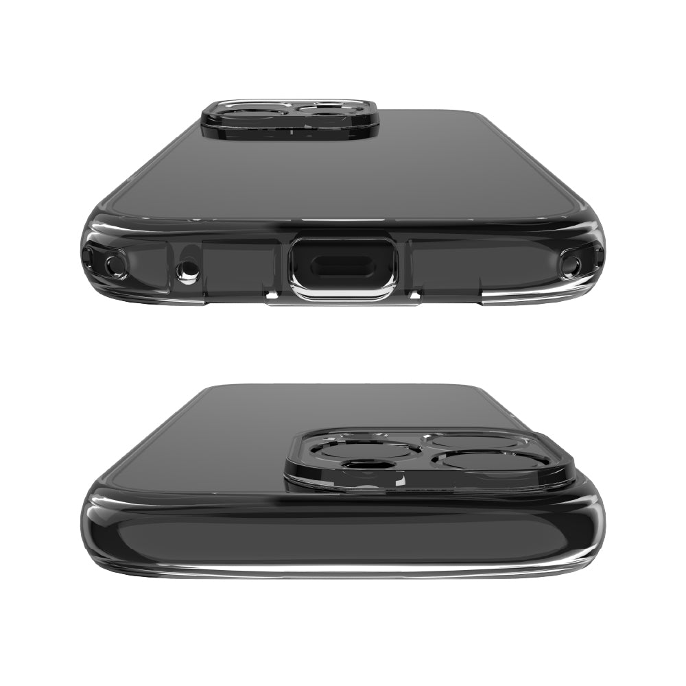 for iPhone [LIGHT SHIELD Solid] 超精密設計 衝撃吸収 ハイブリッドクリアケース エコパッケージ