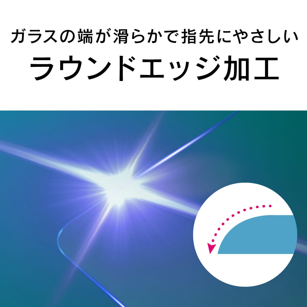 for iPhone [Gaming Glass Max] 指滑り最強 高透明 ゲーム専用ガラス エコパッケージ