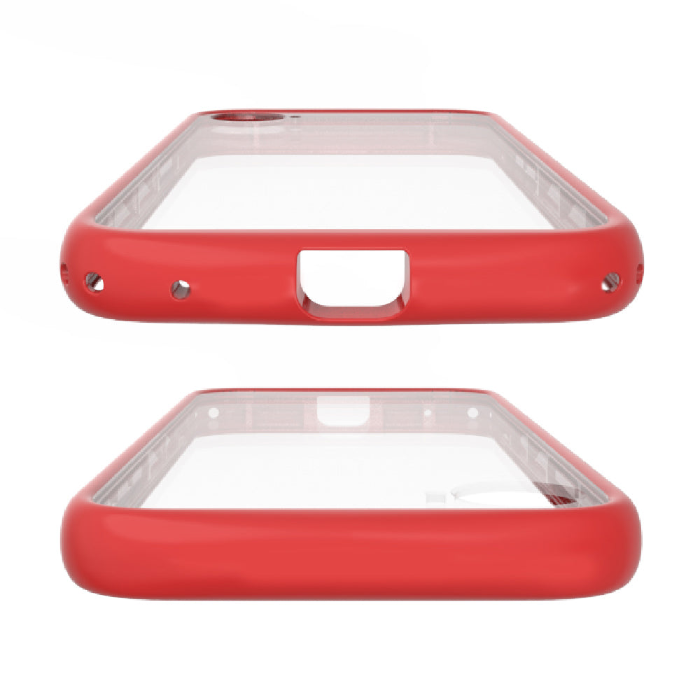 for iPhone [LIGHT SHIELD Solid] 超精密設計 衝撃吸収 ハイブリッドクリアケース