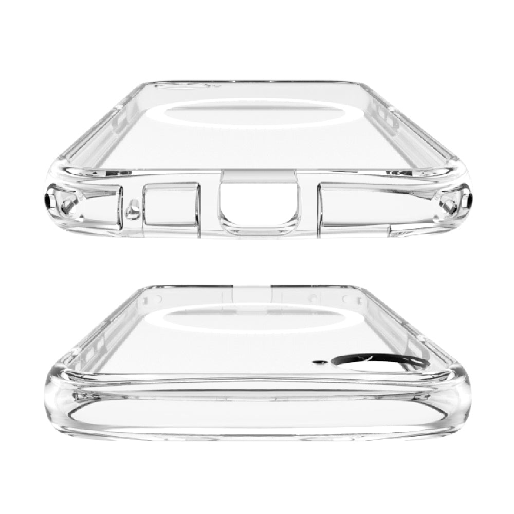 for iPhone [LIGHT SHIELD Solid] 各種MagSafeアクセサリー対応 超精密設計 衝撃吸収 ハイブリッドクリアケース