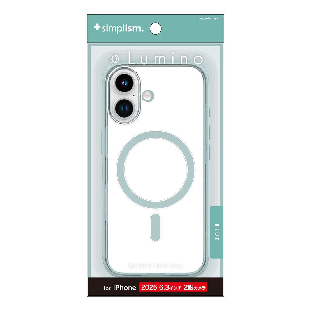 for iPhone [Lumino] MagSafe対応 背面クリアハードケース