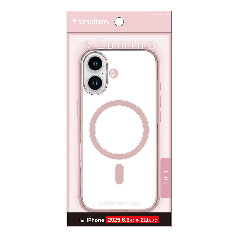 for iPhone [Lumino] MagSafe対応 背面クリアハードケース