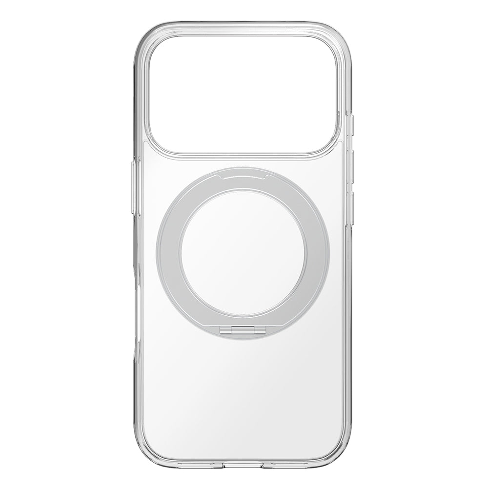 for iPhone [Turtle MagStand] MagSafe対応 リングスタンド付きハイブリッドクリアケース