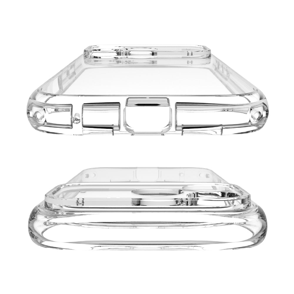 for iPhone [LIGHT SHIELD Solid] 超精密設計 衝撃吸収 ハイブリッドクリアケース