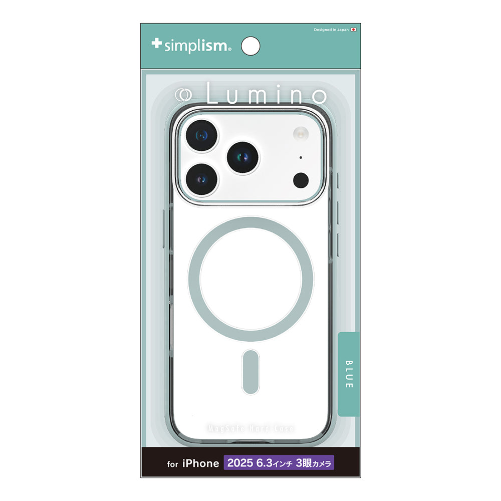for iPhone [Lumino] MagSafe対応 背面クリアハードケース
