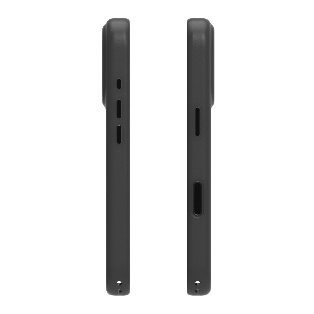 for iPhone [NUNO] MagSafe対応 背面シリコンレザーケース