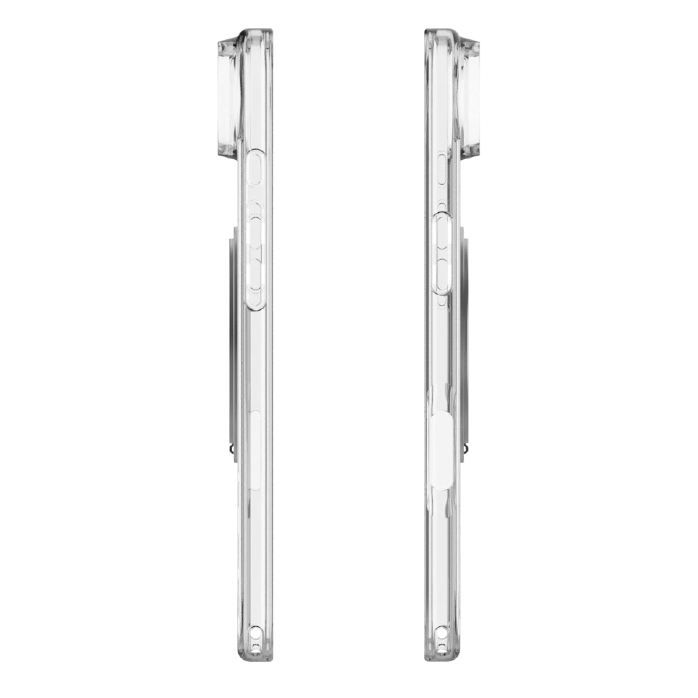 for iPhone [Turtle MagStand] MagSafe対応 リングスタンド付きハイブリッドクリアケース