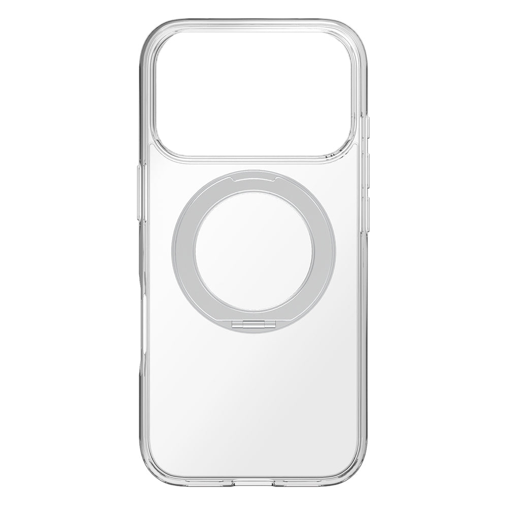 for iPhone [Turtle MagStand] MagSafe対応 リングスタンド付きハイブリッドクリアケース