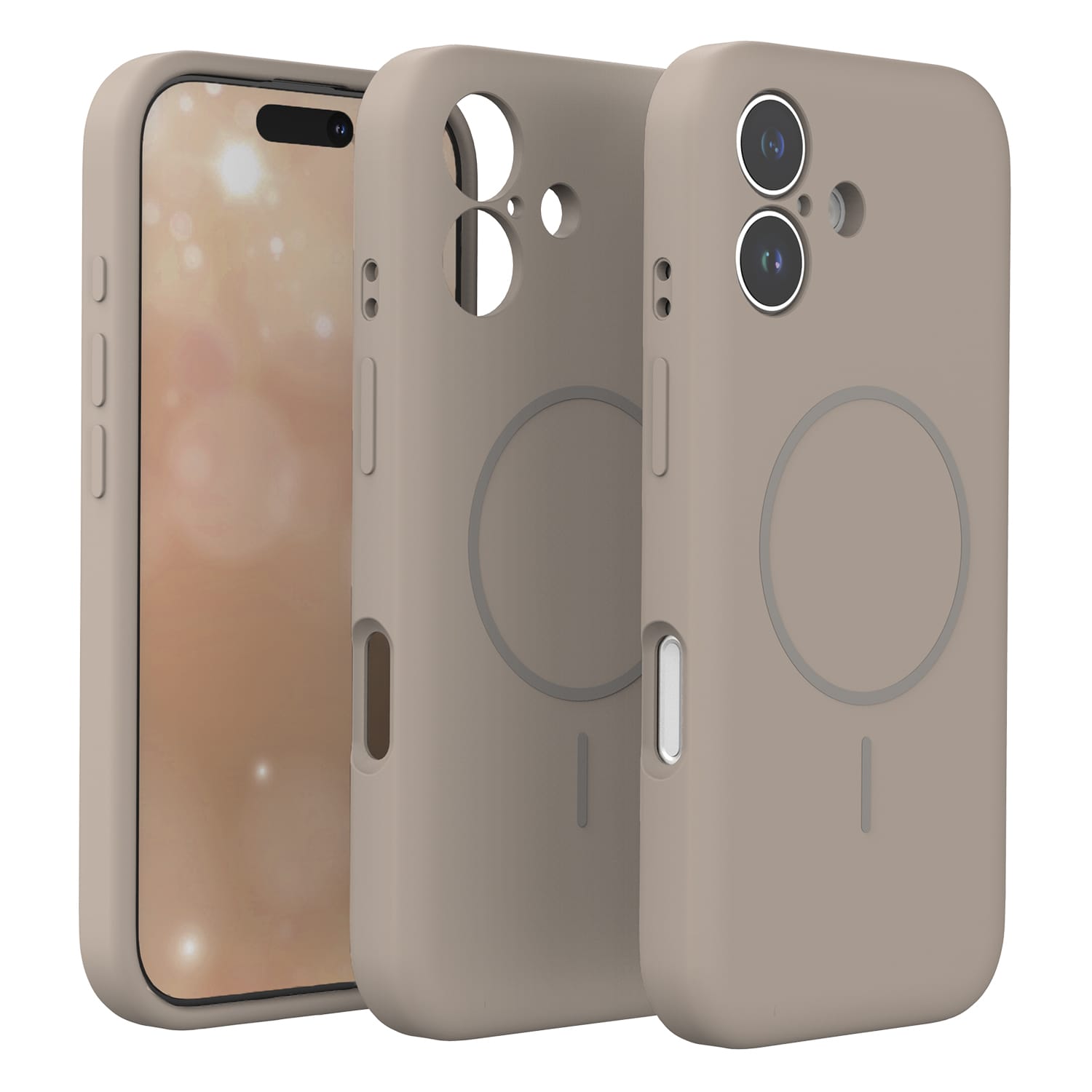 for iPhone ajouter  [Coron] MagSafe対応 超精密設計 衝撃吸収シリコンケース