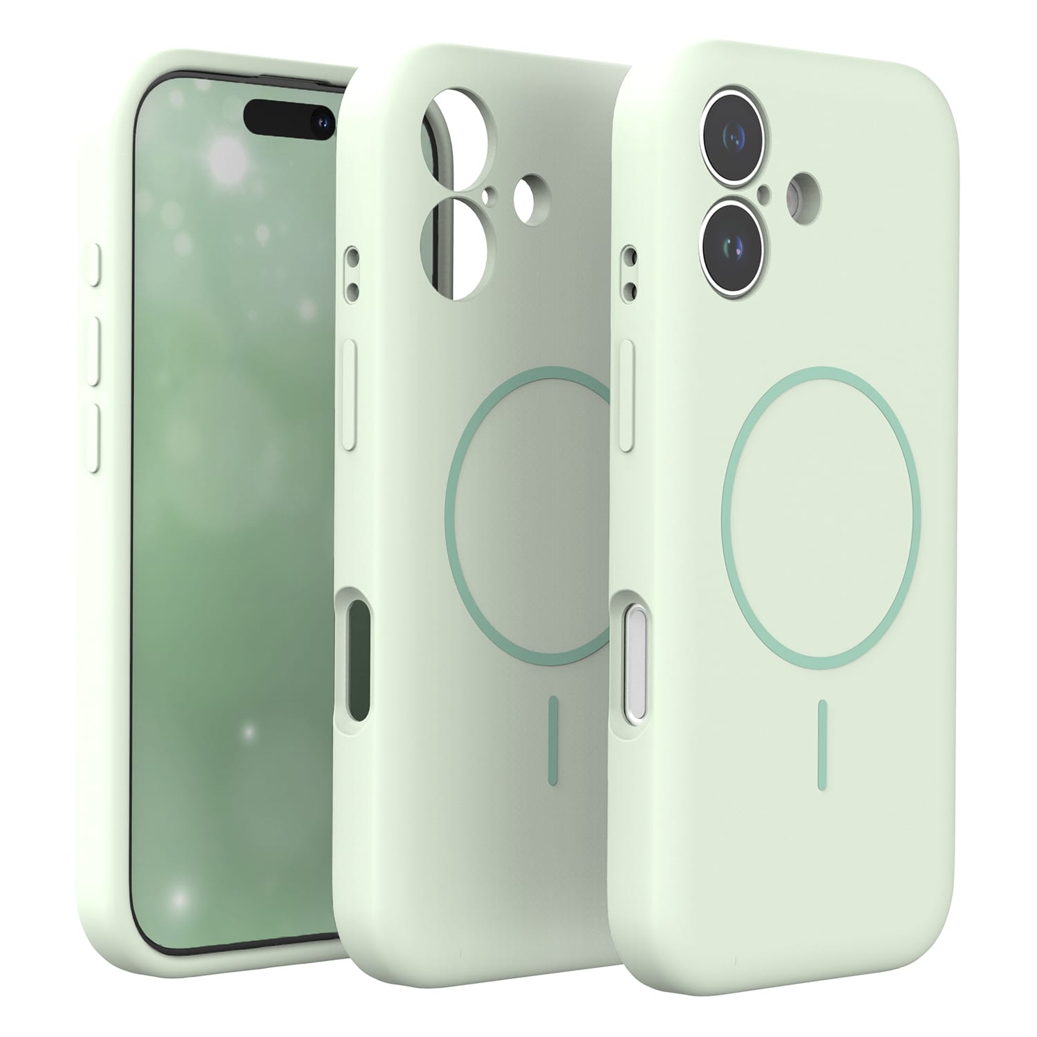 for iPhone ajouter  [Coron] MagSafe対応 超精密設計 衝撃吸収シリコンケース