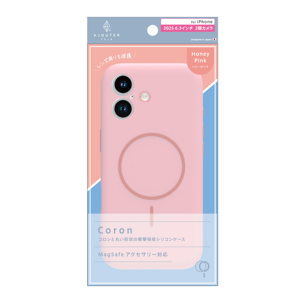 for iPhone ajouter  [Coron] MagSafe対応 超精密設計 衝撃吸収シリコンケース
