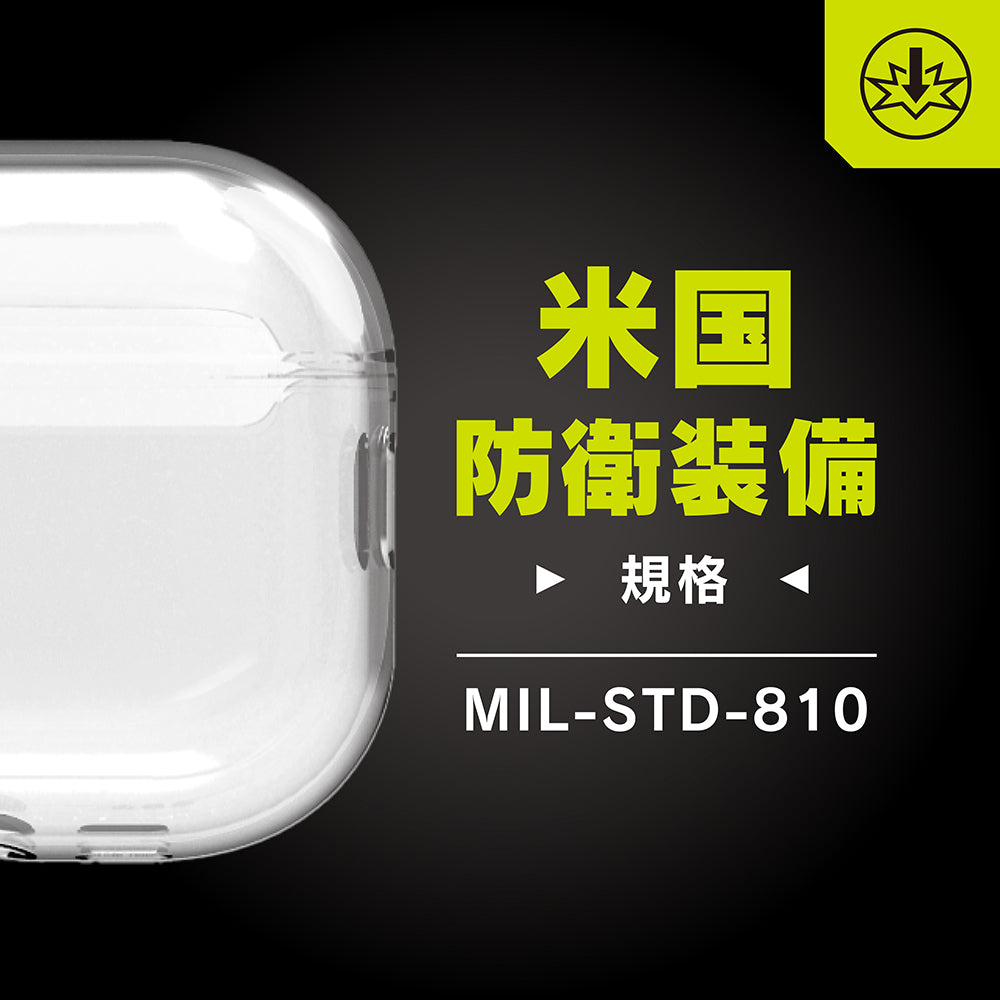 【予約製品】for AirPods Pro 3 衝撃吸収 クリアTPUケース