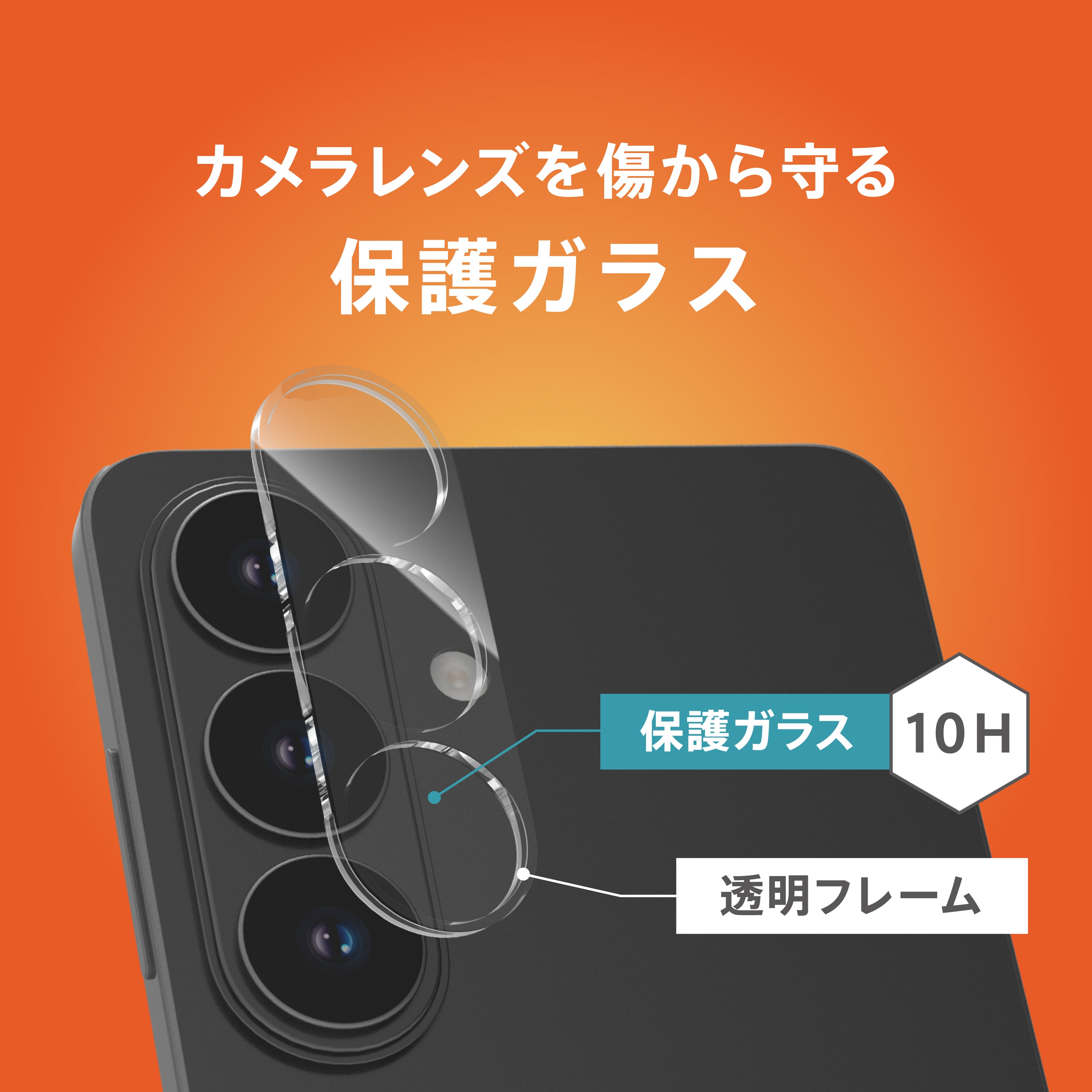 【予約製品】for Galaxy S26 [PicPro] 高画質写真が撮れる ウルトラクリア カメラレンズ保護ガラス