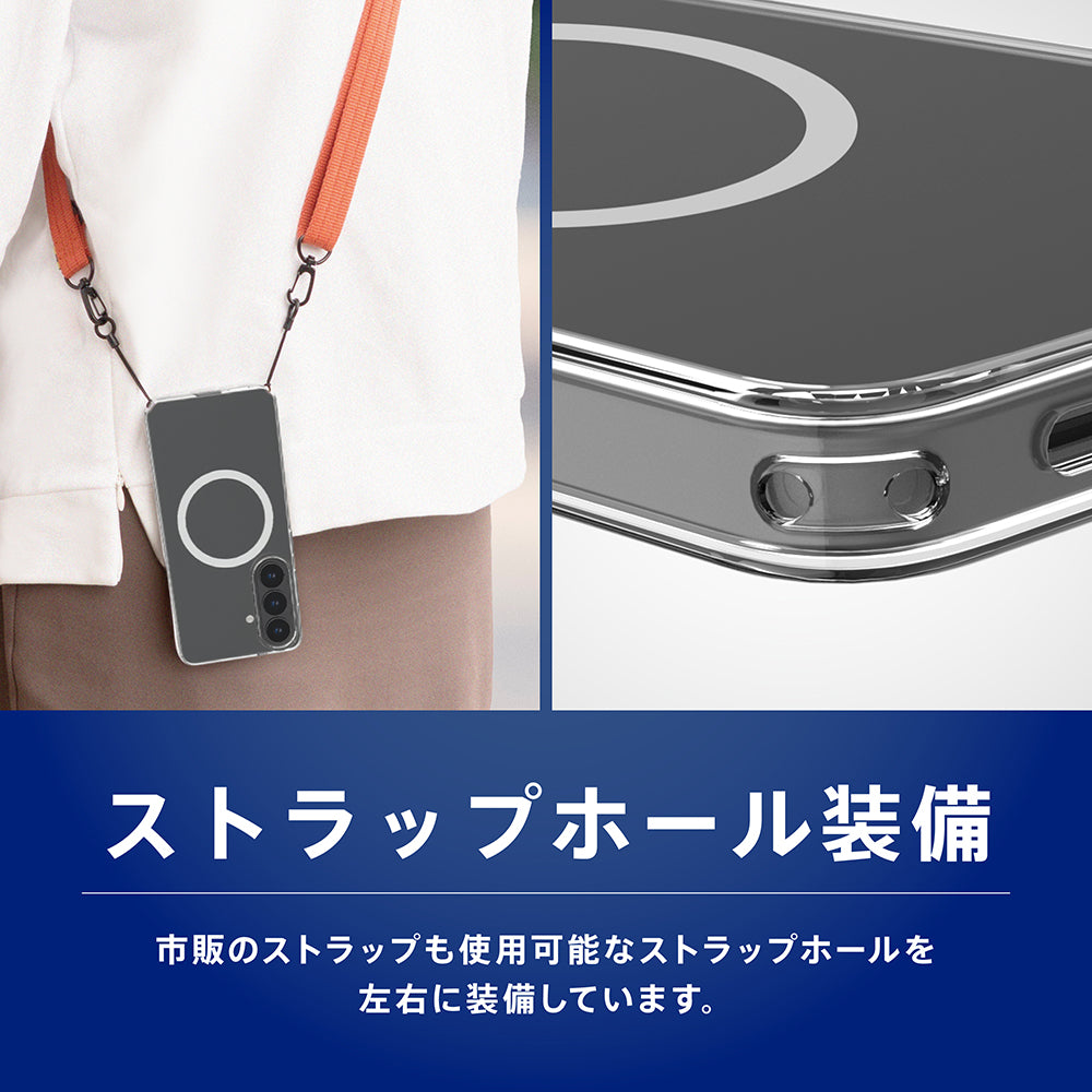 【予約製品】for Galaxy S26 [Turtle] マグネット吸着式アクセサリー対応 ハイブリッドクリアケース