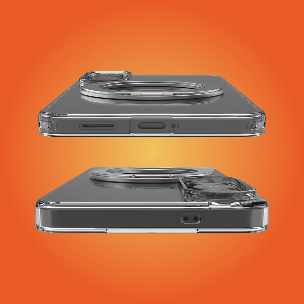 【予約製品】for Galaxy S26 [Turtle MagStand] マグネット吸着式アクセサリー対応 リングスタンド付きハイブリッドクリアケース