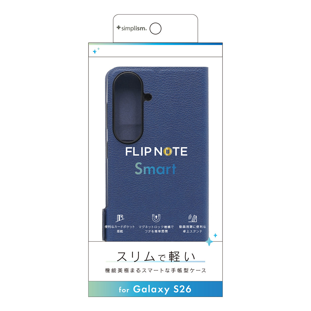 【予約製品】for Galaxy S26 [Smart FlipNote] 薄型スマートフリップノートケース