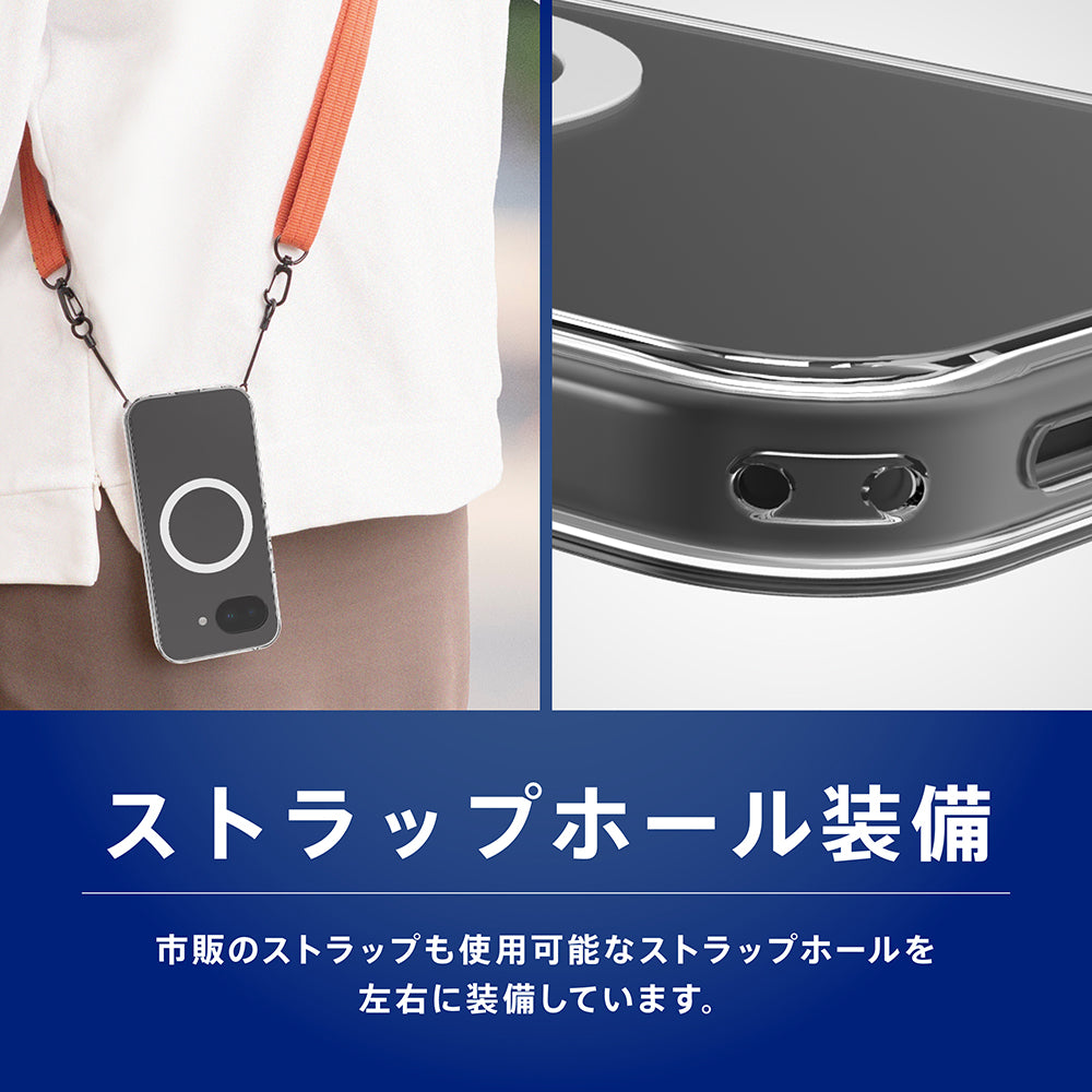 Google Pixel 10a [Turtle] マグネット吸着式アクセサリー対応 ハイブリッドクリアケース