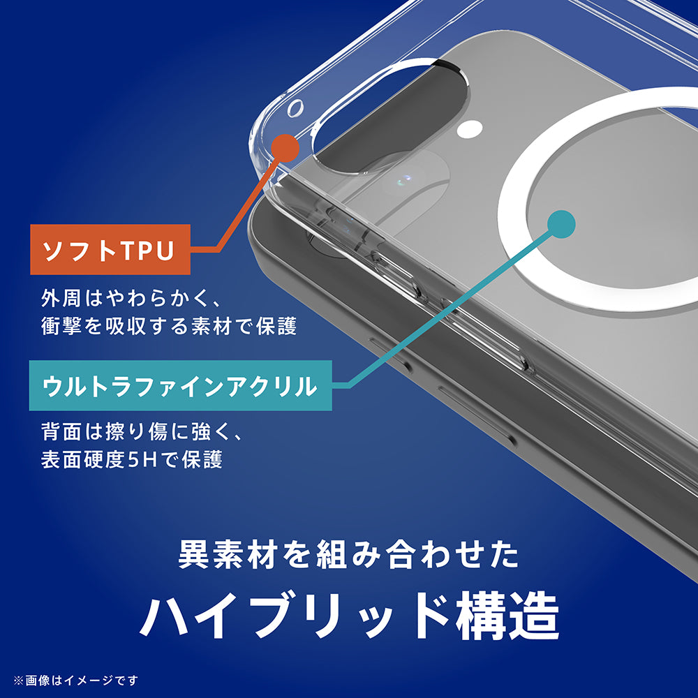 Google Pixel 10a [Turtle] マグネット吸着式アクセサリー対応 ハイブリッドクリアケース