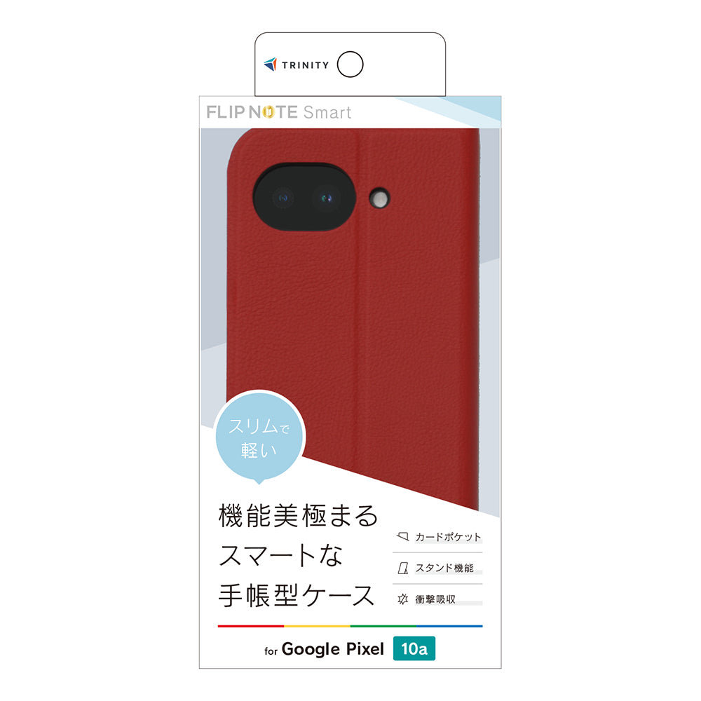 Google Pixel 10a [Smart FlipNote] 薄型スマートフリップノートケース
