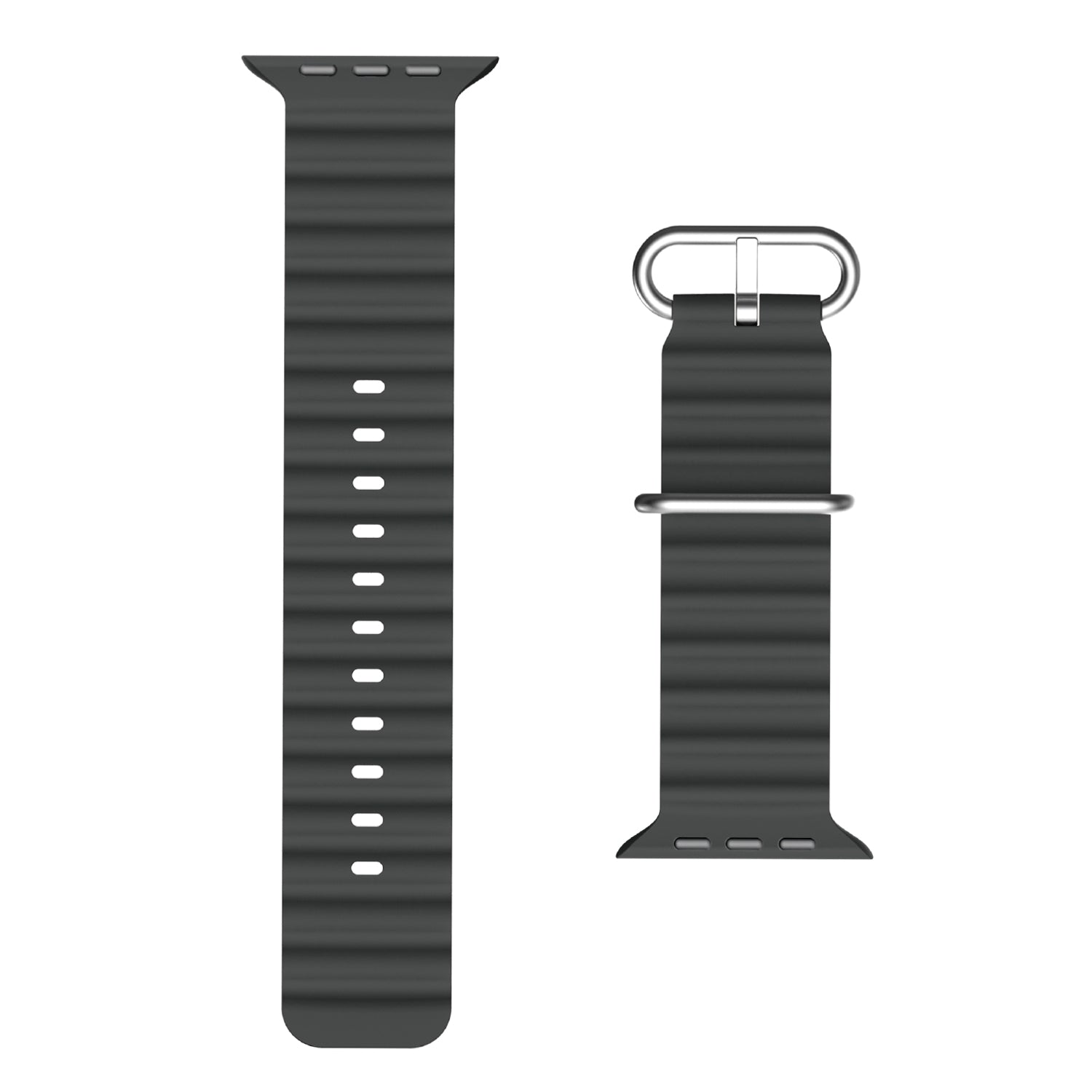 Apple Watch 肌触りさらさら 消臭機能付き エラストマーウェーブバンド