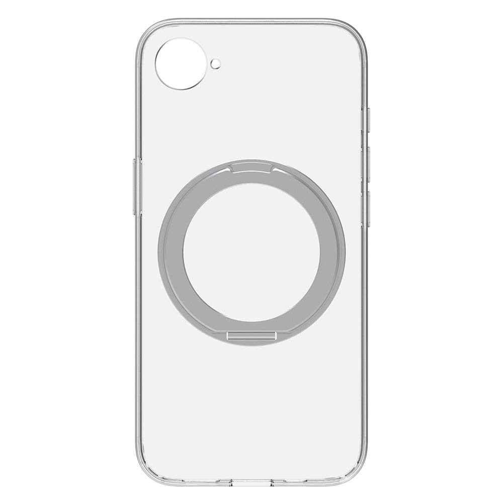 【予約製品】iPhone [Turtle Solid MagStand] 超精密設計 MagSafe対応 リングスタンド付きハイブリッドクリアケース