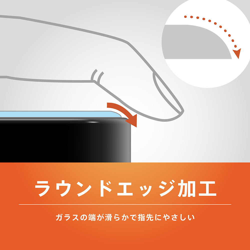 for iPad 超透明 画面保護強化ガラス カドピタ｜スマホケース
