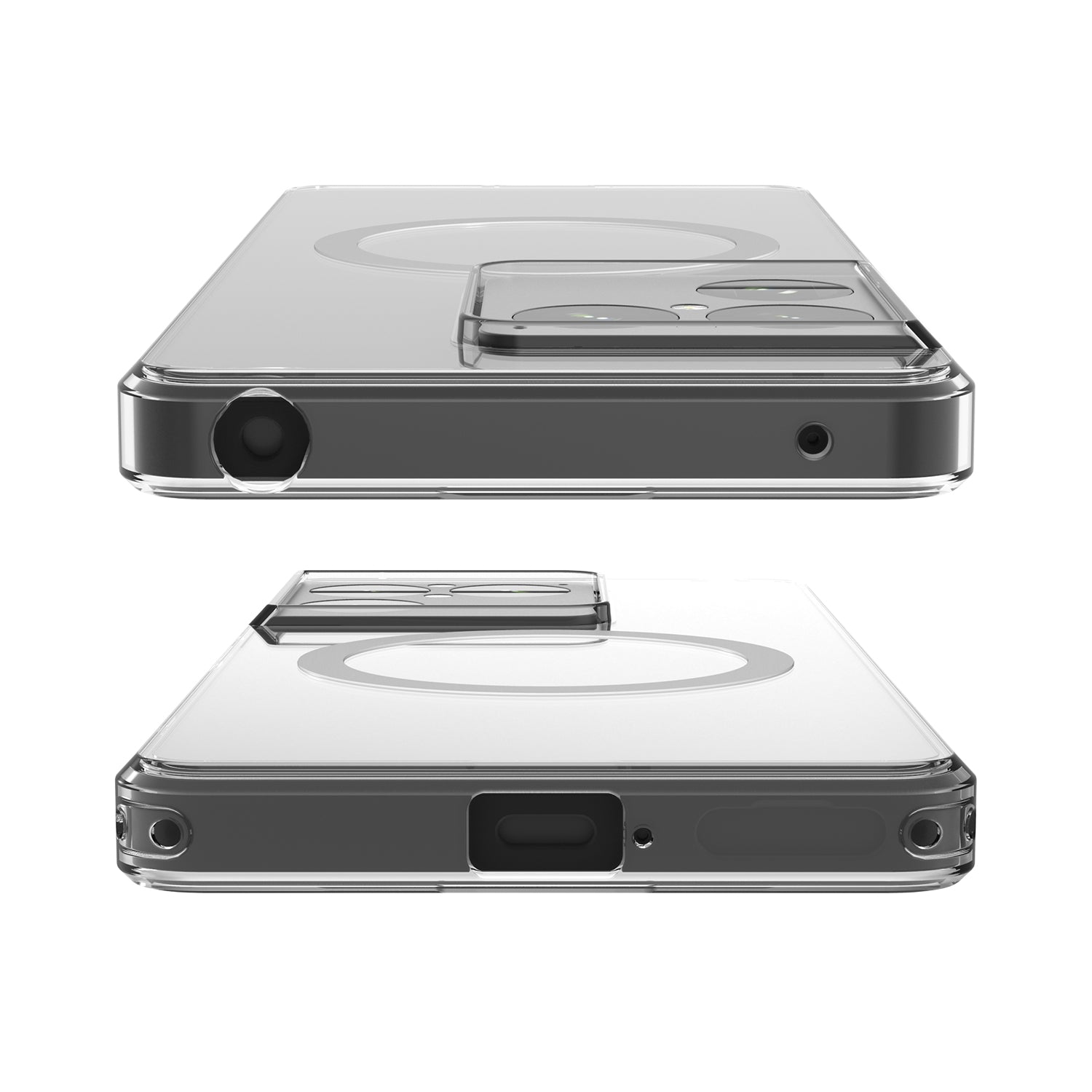 【予約製品】Xperia 1 Ⅷ [Turtle] マグネット吸着式アクセサリー対応 ハイブリッドクリアケース