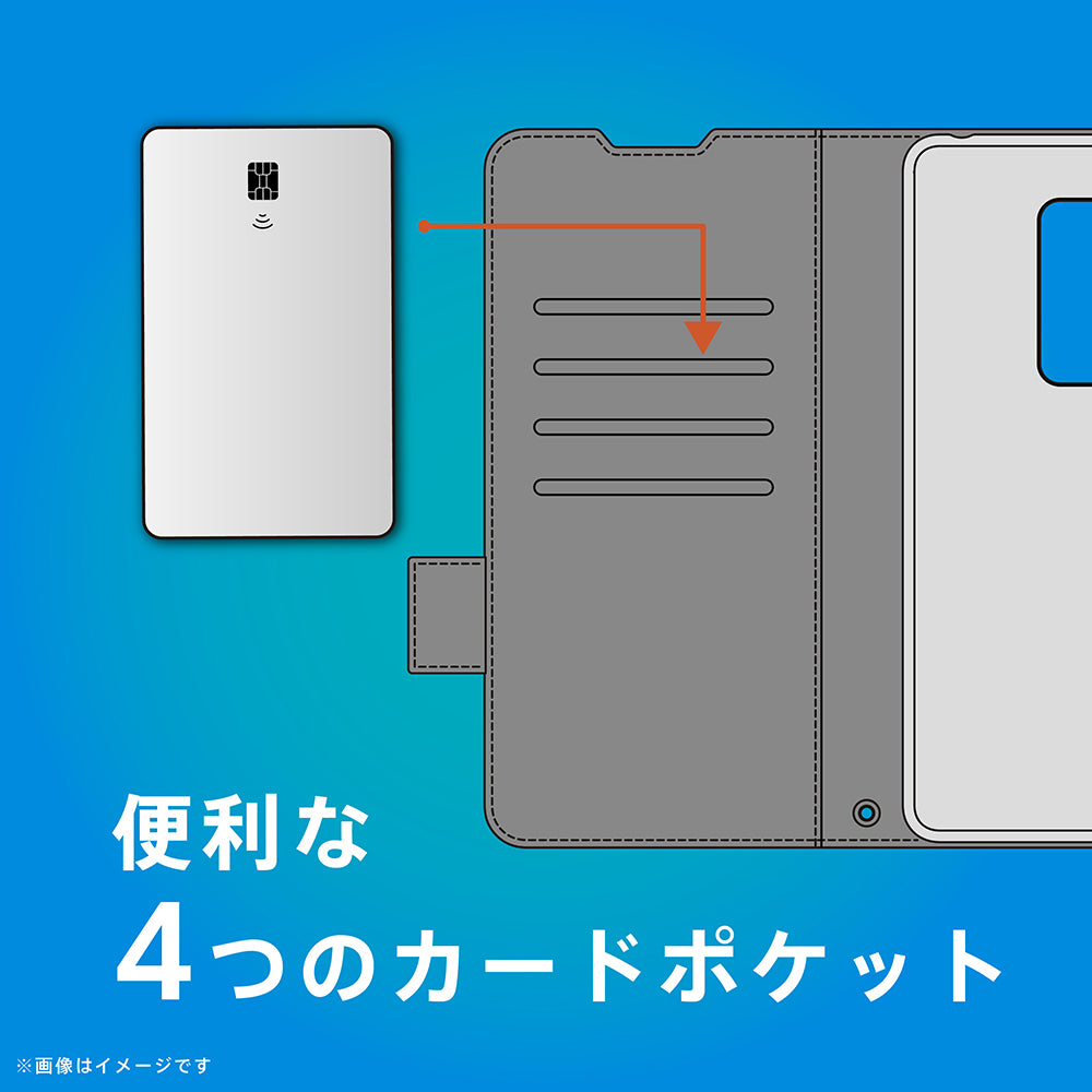 【予約製品】Xperia 1 Ⅷ[FlipNote] 耐衝撃フリップノートケース