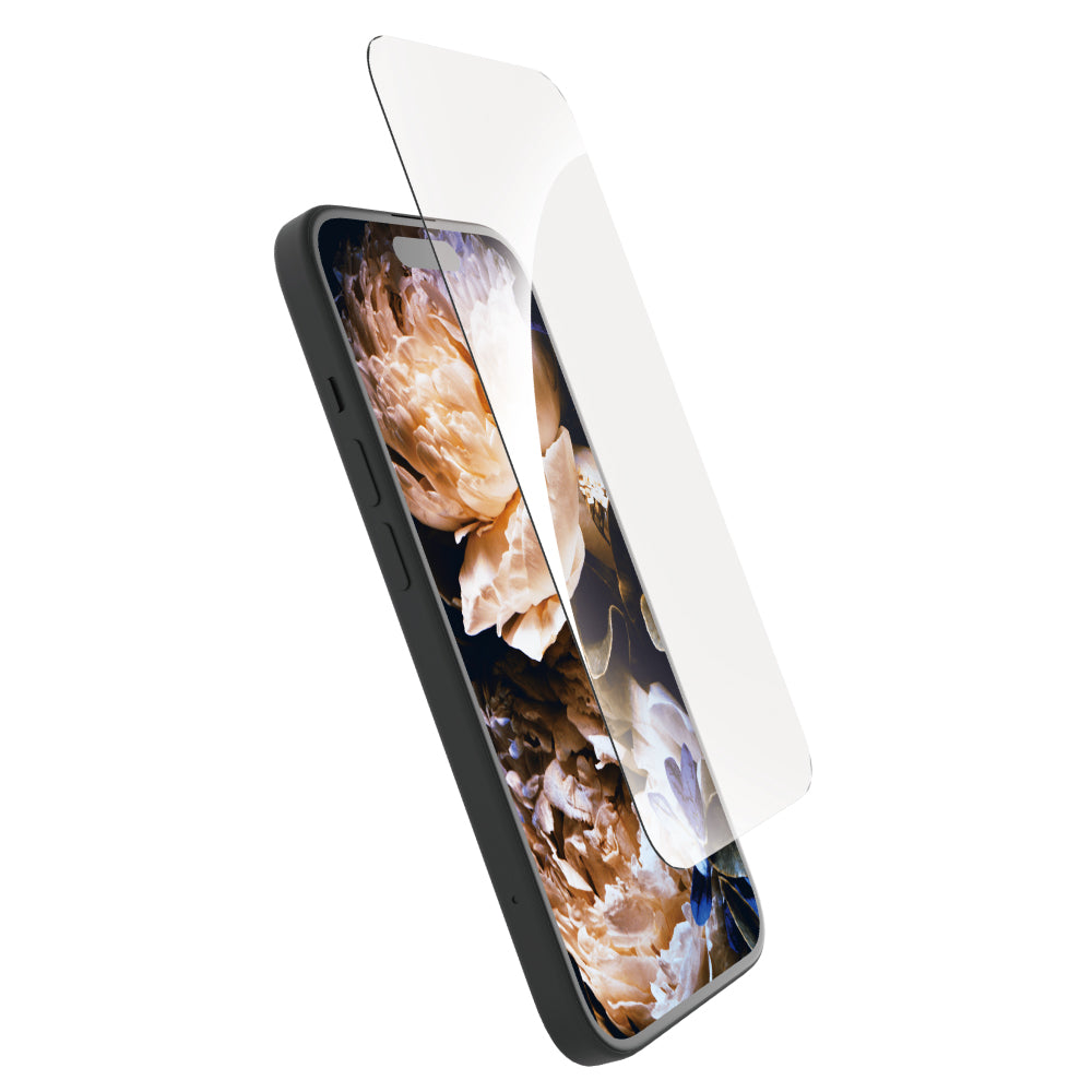 for iPhone [Toughness Glass] ケースとの相性抜群 超耐衝撃 高透明 画面保護強化ガラス エコパッケージ