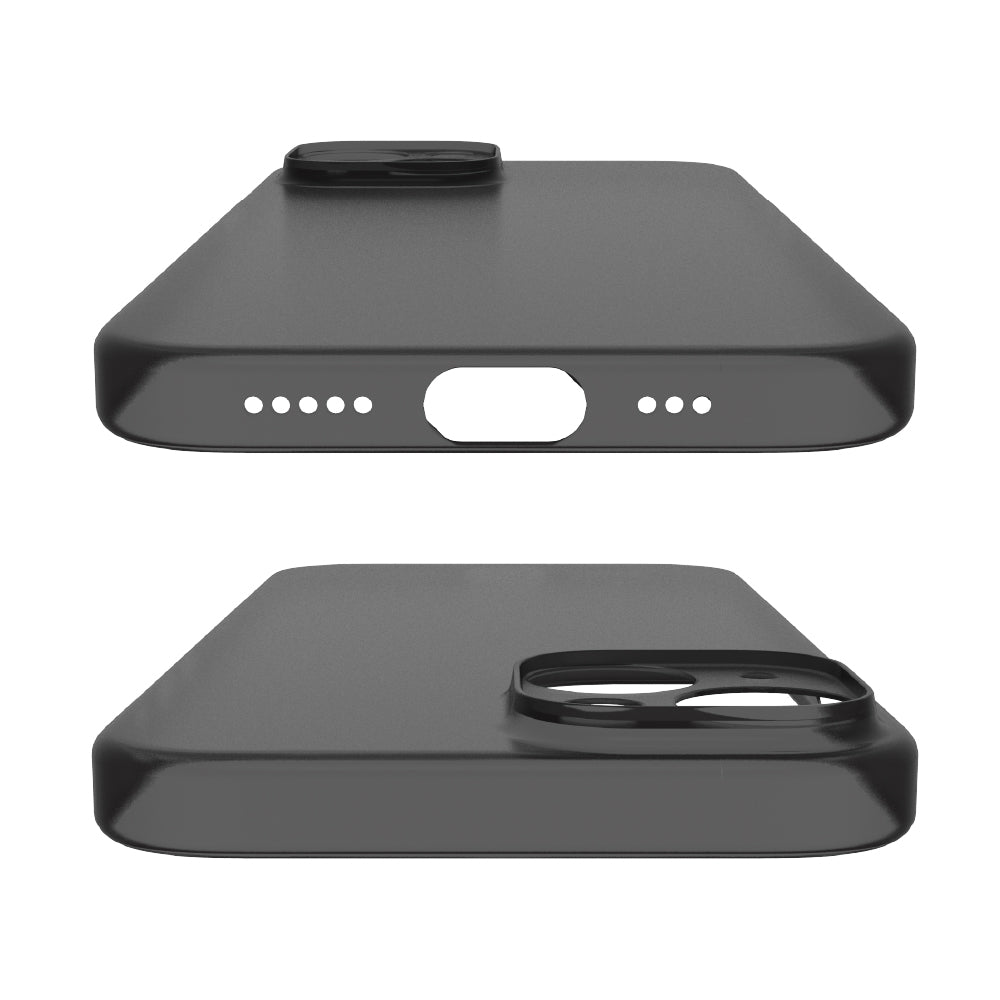 for iPhone [AIR-REAL Solid] 超精密設計 超極薄軽量ケース エコパッケージ