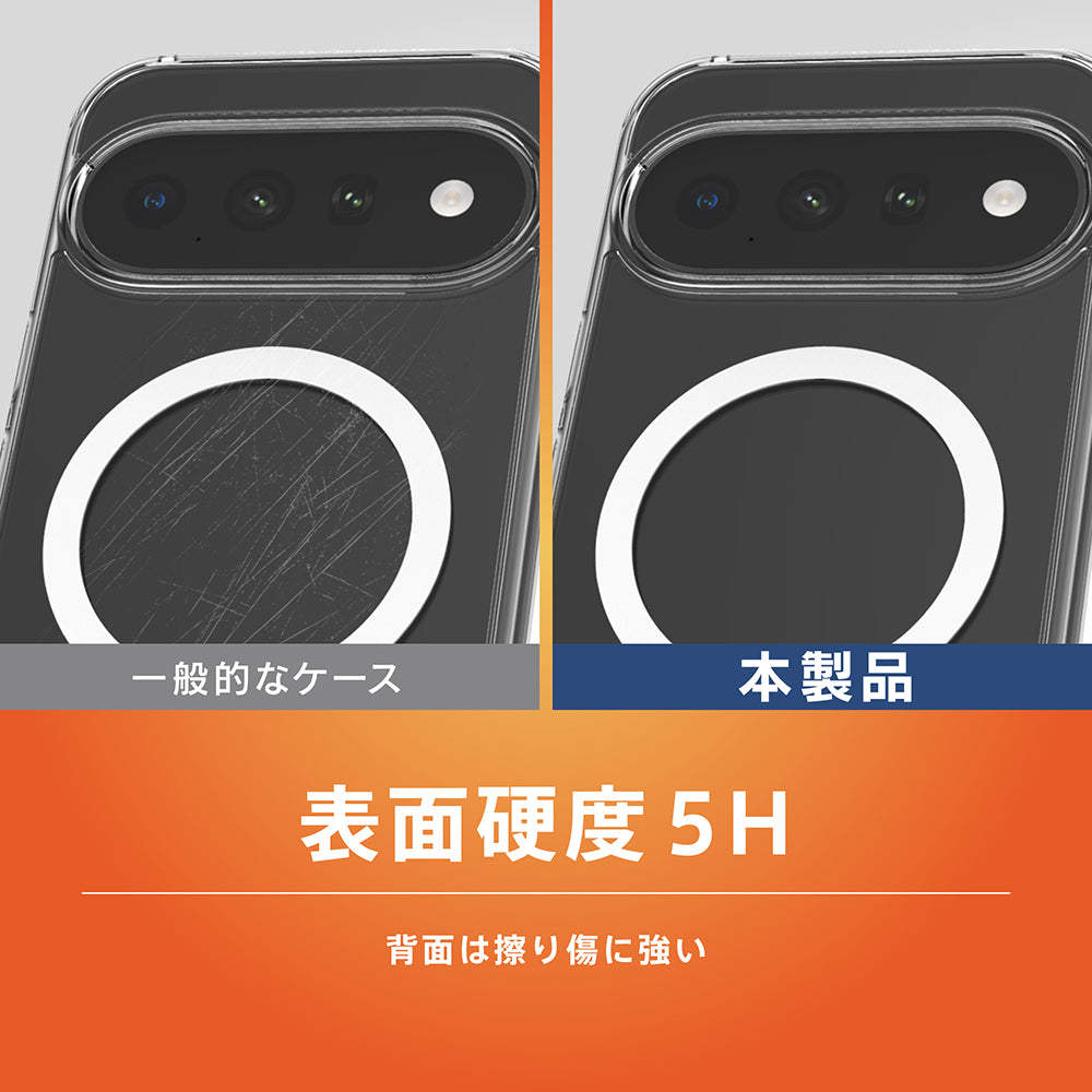 for Google Pixel [Turtle] マグネット吸着式アクセサリー対応 ハイブリッドクリアケース